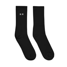 Load image into Gallery viewer, X/X BLACK SOCKS

