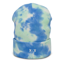 Load image into Gallery viewer, X/X TIE-DYE BEANIE
